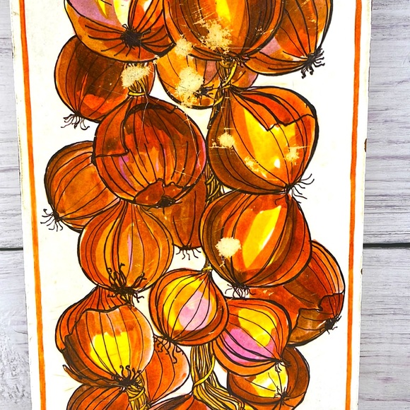 ***SOLD***Gorgeous Vintage 70’s Cutting Board/ Wall Decor - Picture 5 of 12